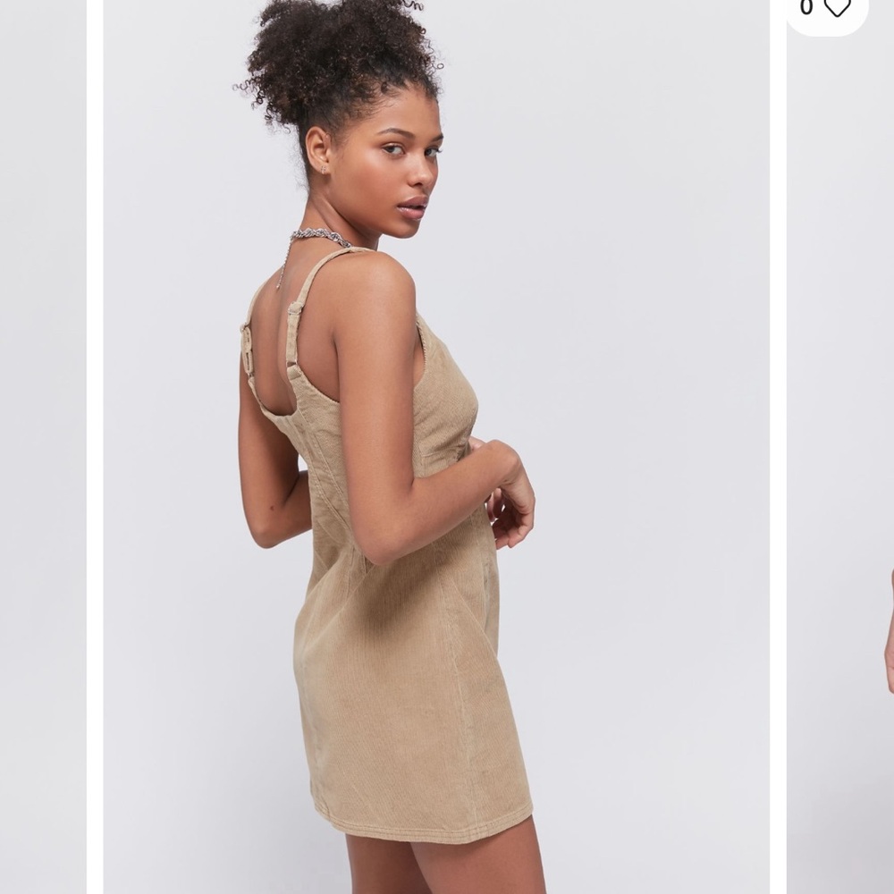 BDG Structured Scoop Mini Dress - Picture 2 of 5